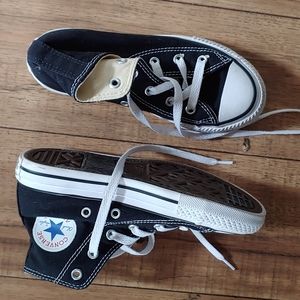 Kids Black high top Chuck Taylors